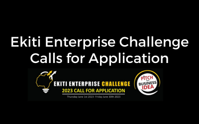 Ekiti Enterprise Challenge Calls for Application 2023